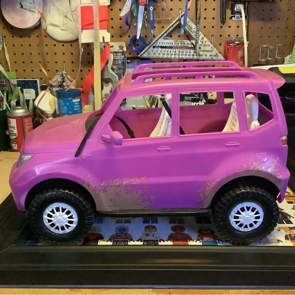 Barbie Cadillac Escalade purple SUV  euc - Picture 12 of 16